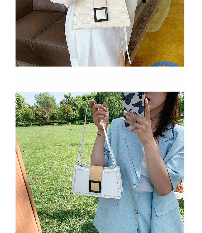 Fashion Yellow Hand-shouldered Diagonal Shoulder Bag,Messenger bags