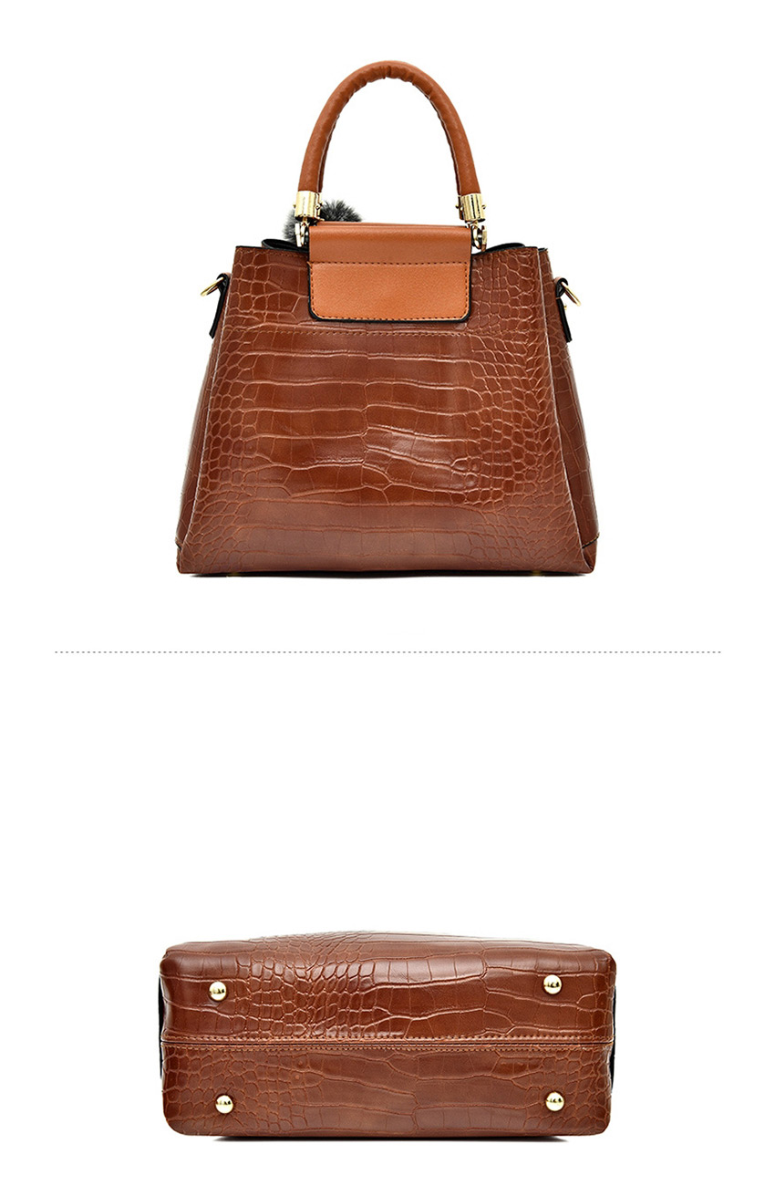 Fashion Brown One-shoulder Messenger Bag,Handbags