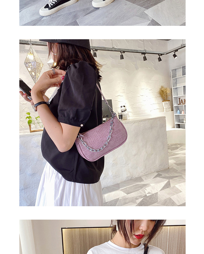 Fashion Black Crocodile Shoulder Crossbody Bag,Messenger bags