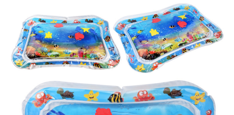 Fashion Blue Pvc Baby Inflatable Water Pad,Beach accessories