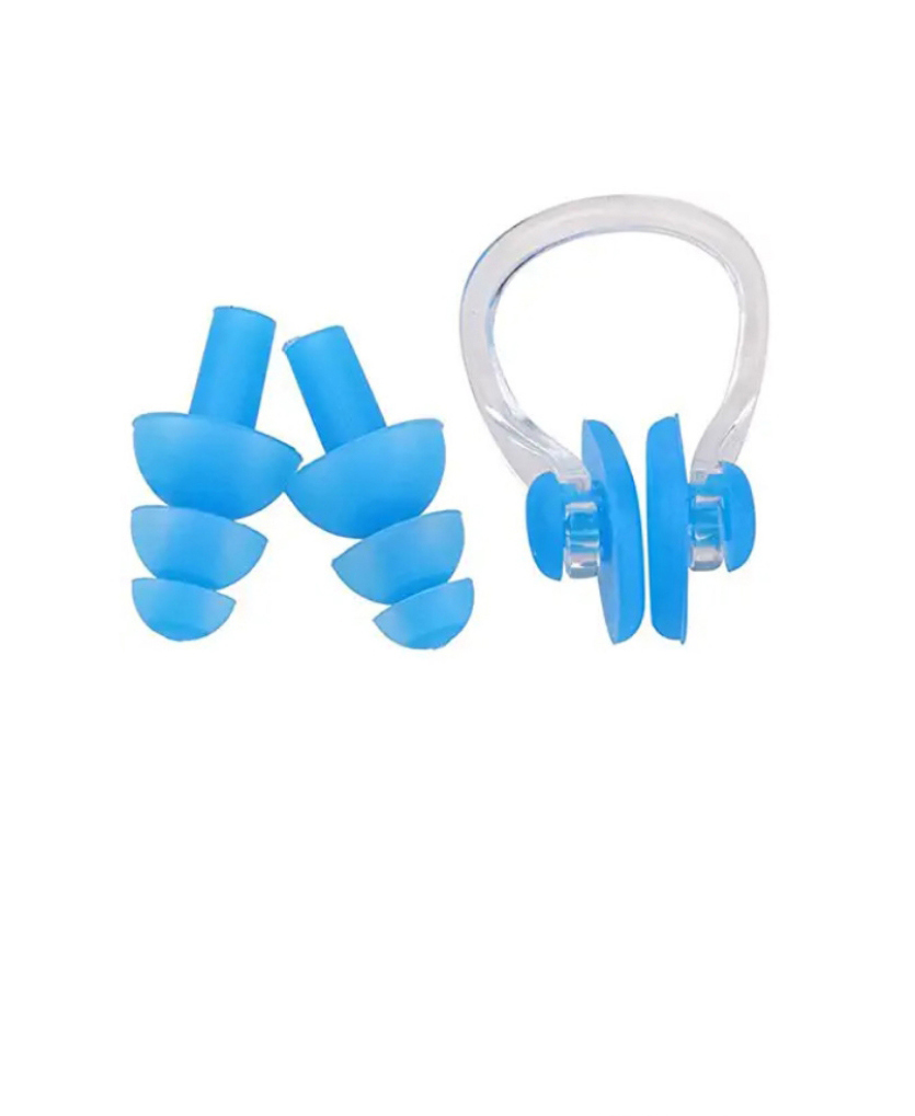 Fashion Green Silicone Swimming Waterproof Nose Clip Earplugs,Nose Rings & Studs