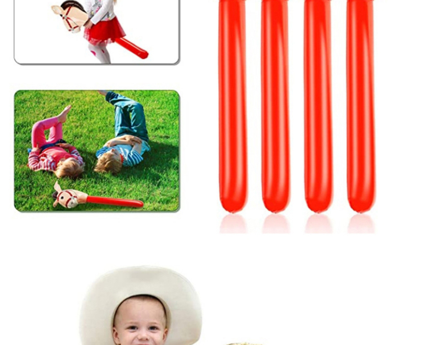 Fashion Red Inflatable Childrens Horse Head Toy,Beach accessories