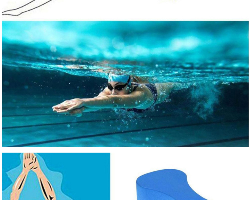 Fashion Blue Eva Eight-legged Swimming Buoyancy Clamp,Swim Rings