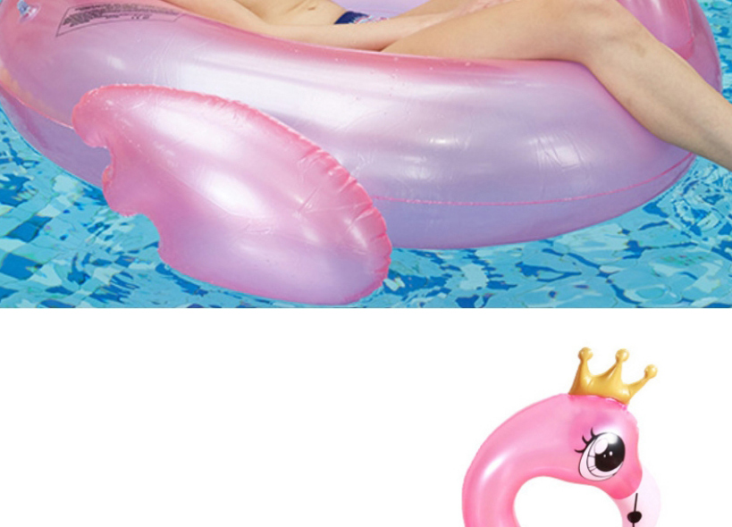 Fashion Pink Pvc Inflatable Flamingo Floating Swimming Ring,Swim Rings