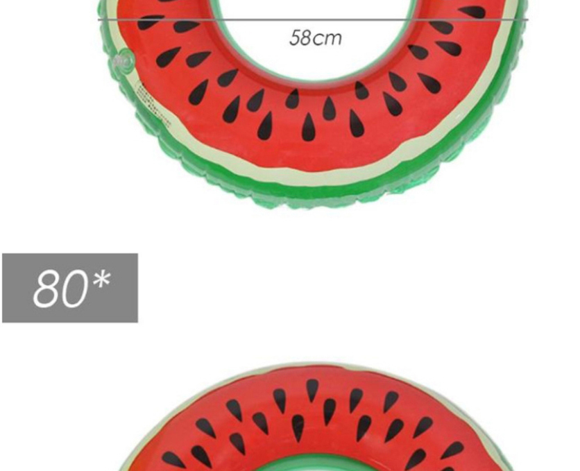 Fashion Watermelon Swimming Ring 80# Pvc Inflatable Watermelon Swimming Ring,Swim Rings