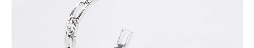 Fashion Silver Hollow Metal Chain Earrings Large Earrings,Hoop Earrings