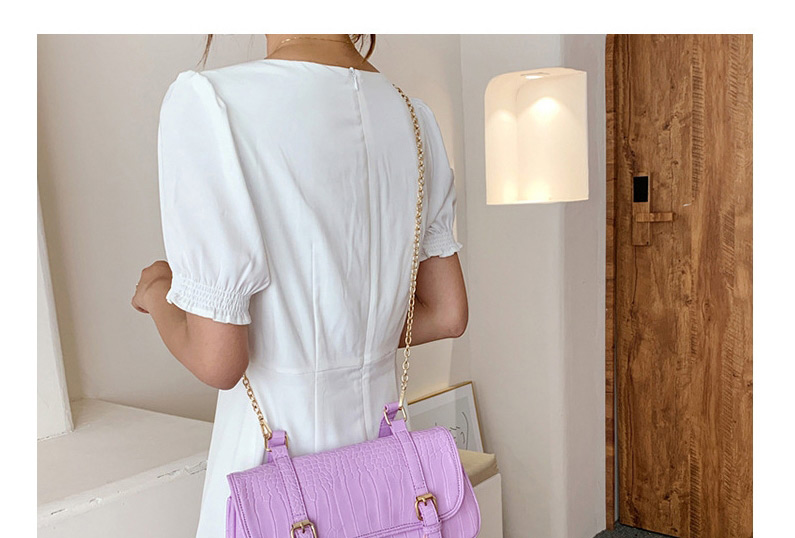 Fashion Purple Chain Cross-body Shoulder Bag,Messenger bags