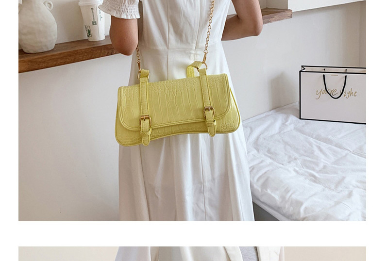 Fashion Yellow Chain Cross-body Shoulder Bag,Messenger bags