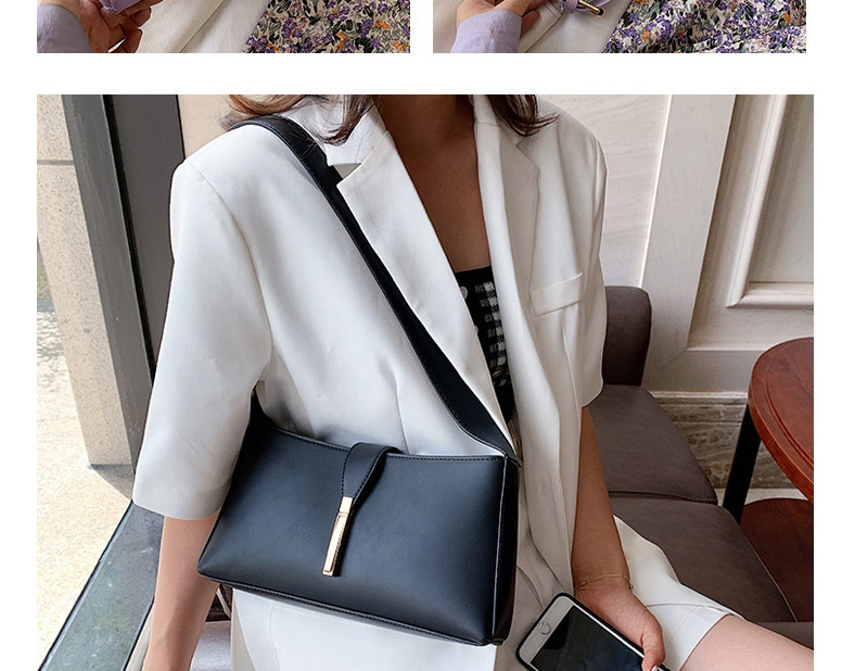 Fashion Black Shoulder Bag With Shoulder Strap,Messenger bags