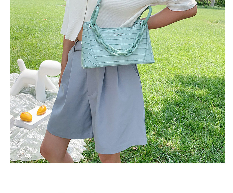 Fashion Green Stone Shoulder Portable Shoulder Bag,Messenger bags