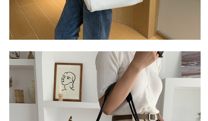 Fashion Black Bear Canvas Shoulder Bag,Messenger bags