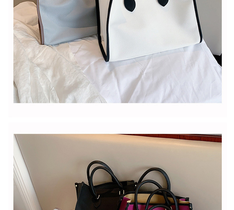 Fashion Light Grey Large Capacity Hand Bag,Handbags