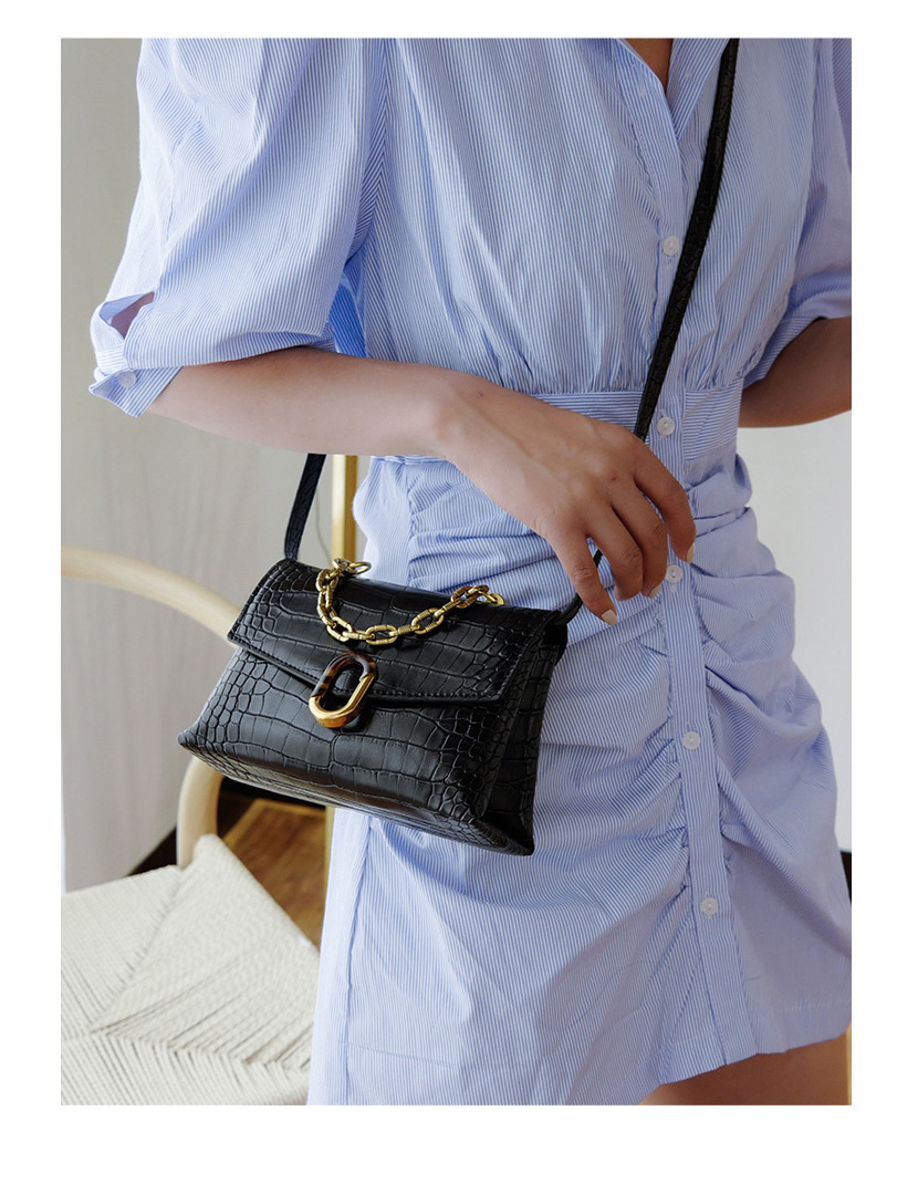 Fashion Black Single Shoulder Chain Crossbody Bag,Shoulder bags