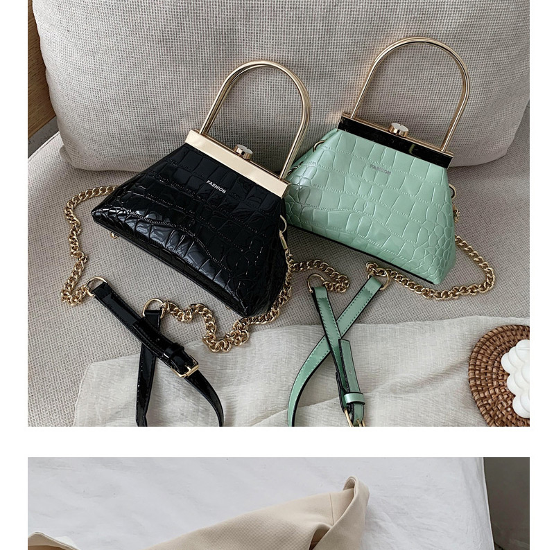 Fashion Green One-shoulder Cross-body Chain Handbag,Handbags