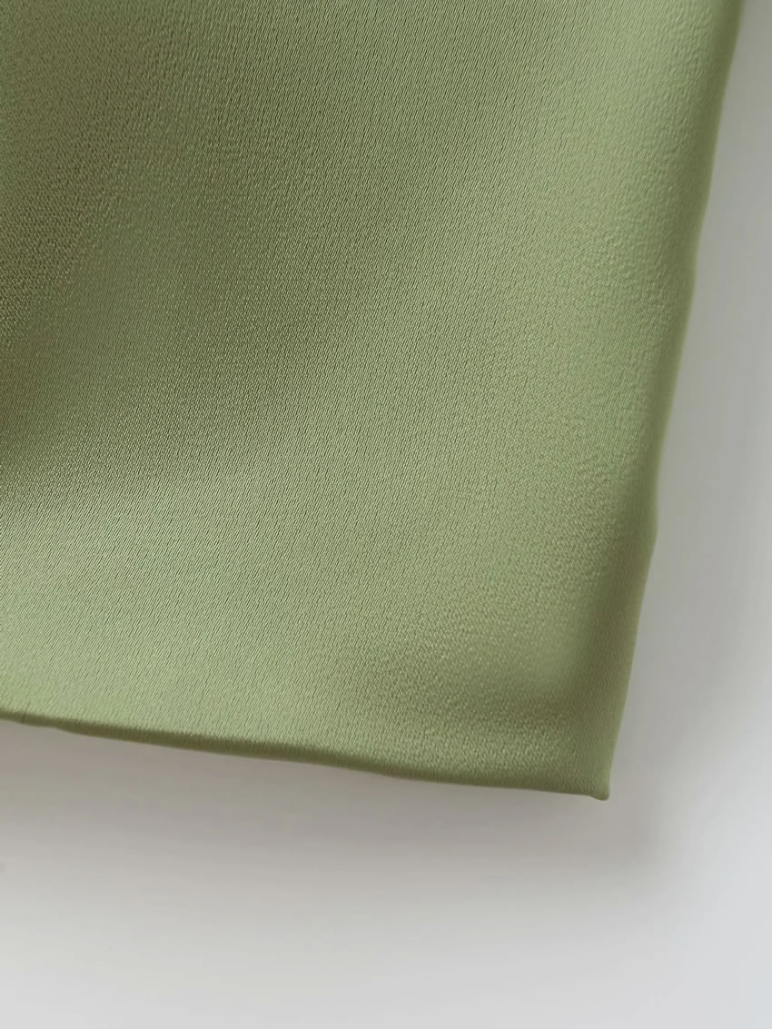Fashion Green H-shaped Lapel Double Button Blazer,Coat-Jacket
