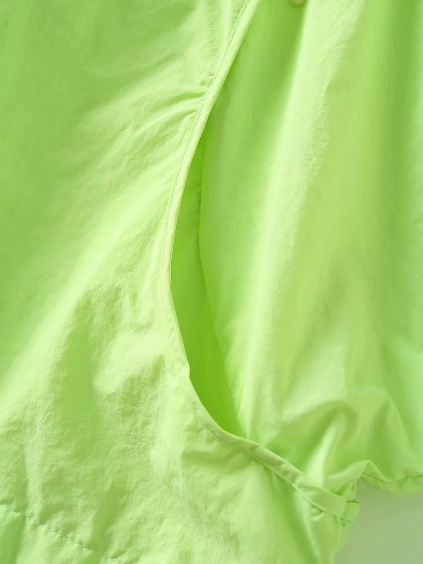 Fashion Fruit Green Zip Windproof Sports Jacket,Coat-Jacket