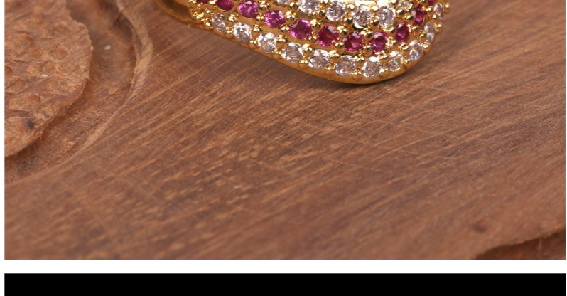 Fashion Purple Open Color Diamond Adjustable Ring,Fashion Rings