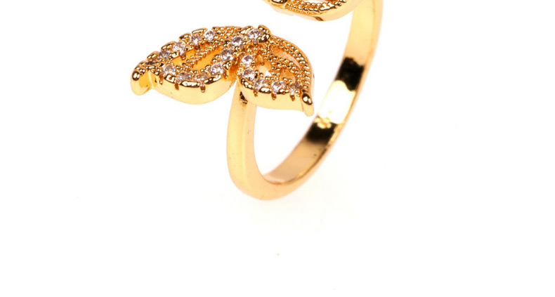 Fashion Golden Hollow Butterfly Opening Adjustable Ring,Fashion Rings