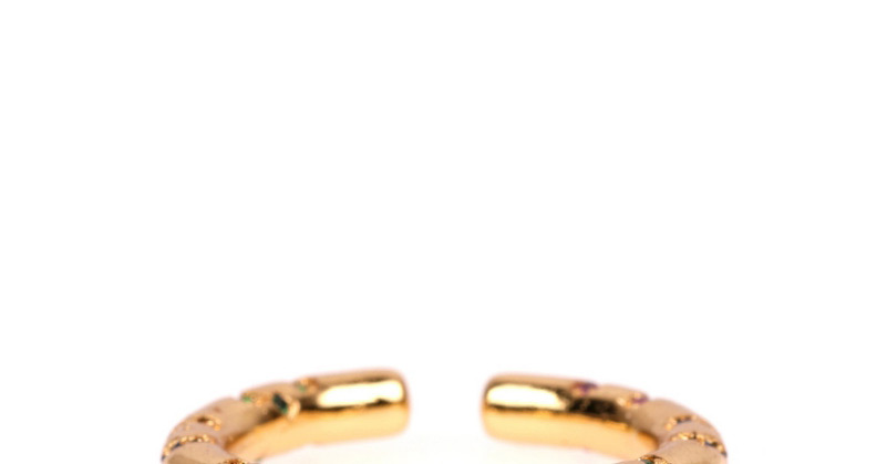 Fashion Golden Micro Set Zircon Open Ring,Fashion Rings
