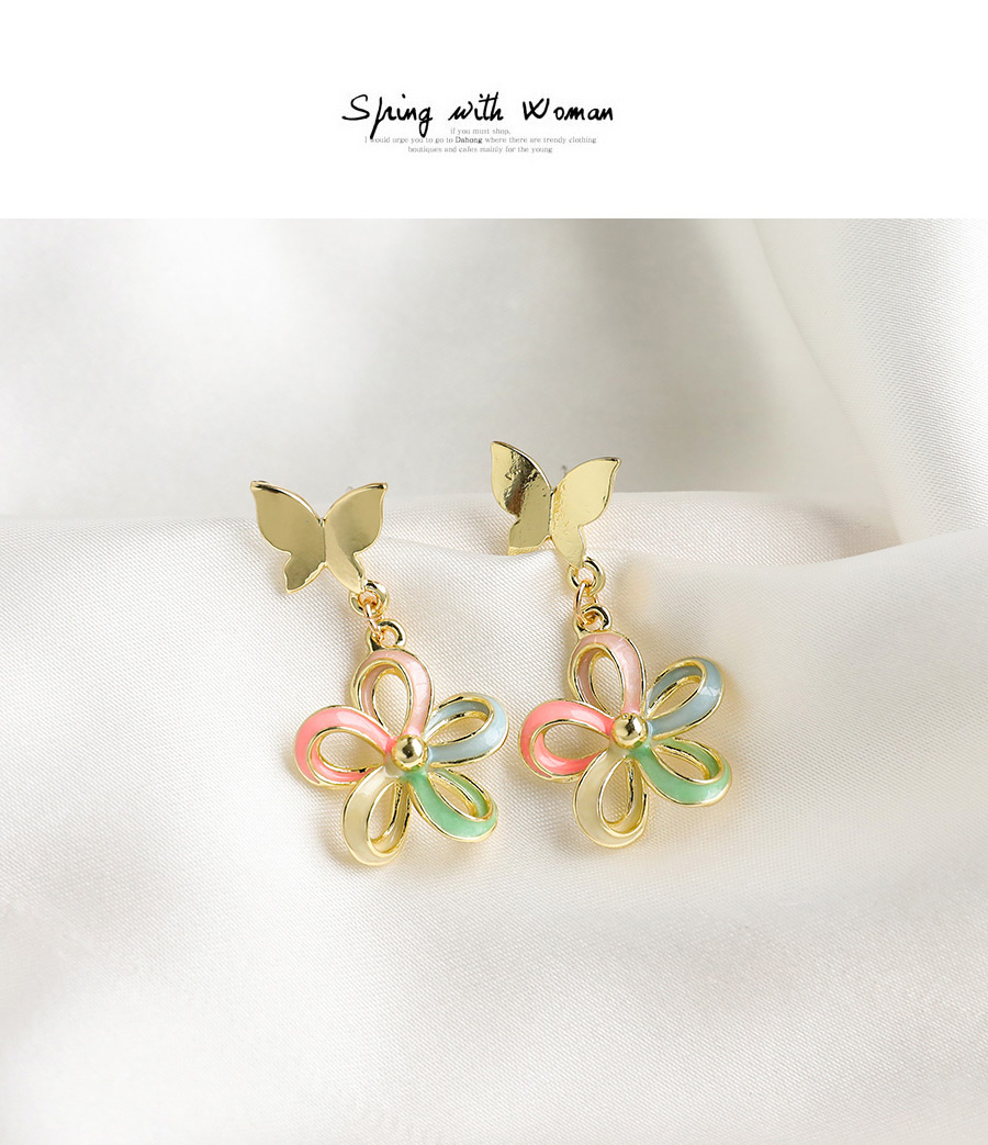 Fashion Color Butterfly Earrings,Drop Earrings