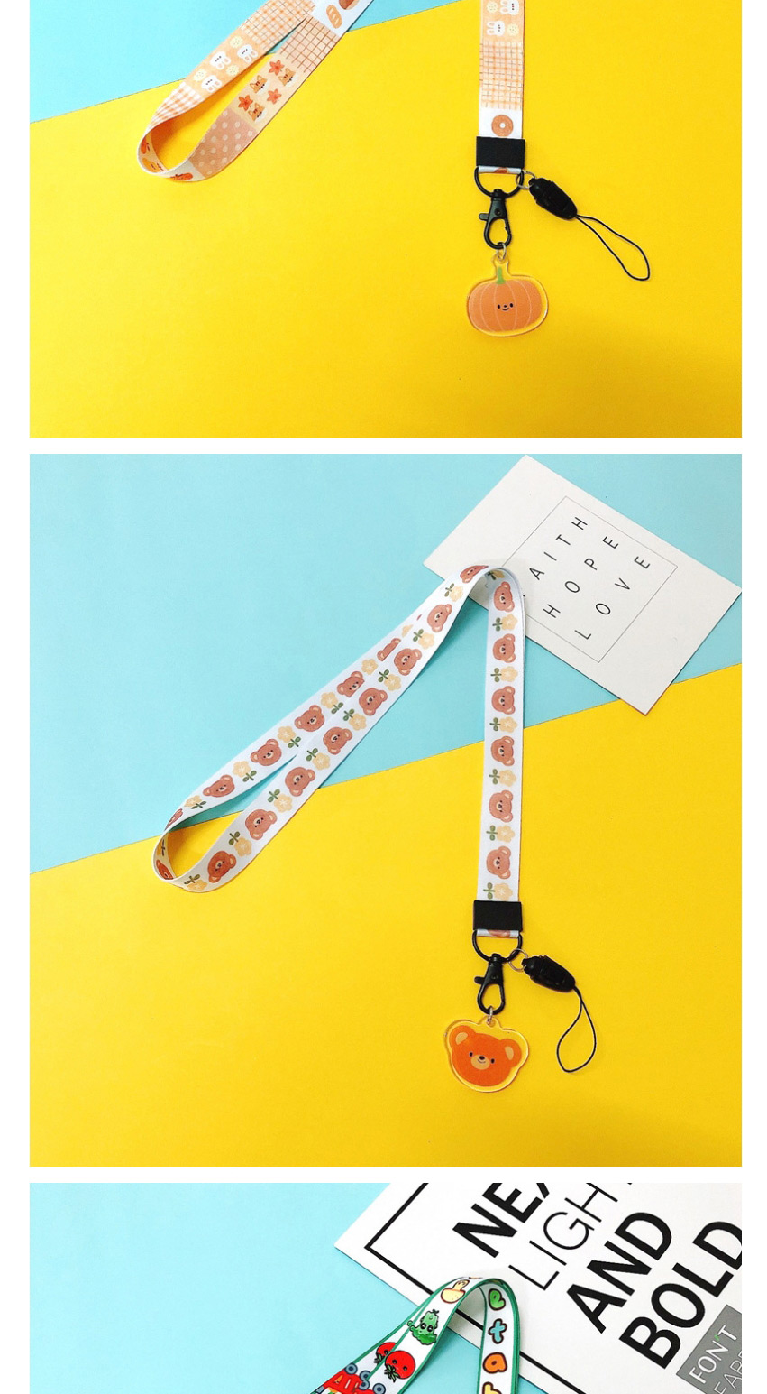 Fashion Notched Daisy【short Rope】 Hanging Neck Rope To Widen Cartoon Mobile Phone Lanyard,Phone Chain