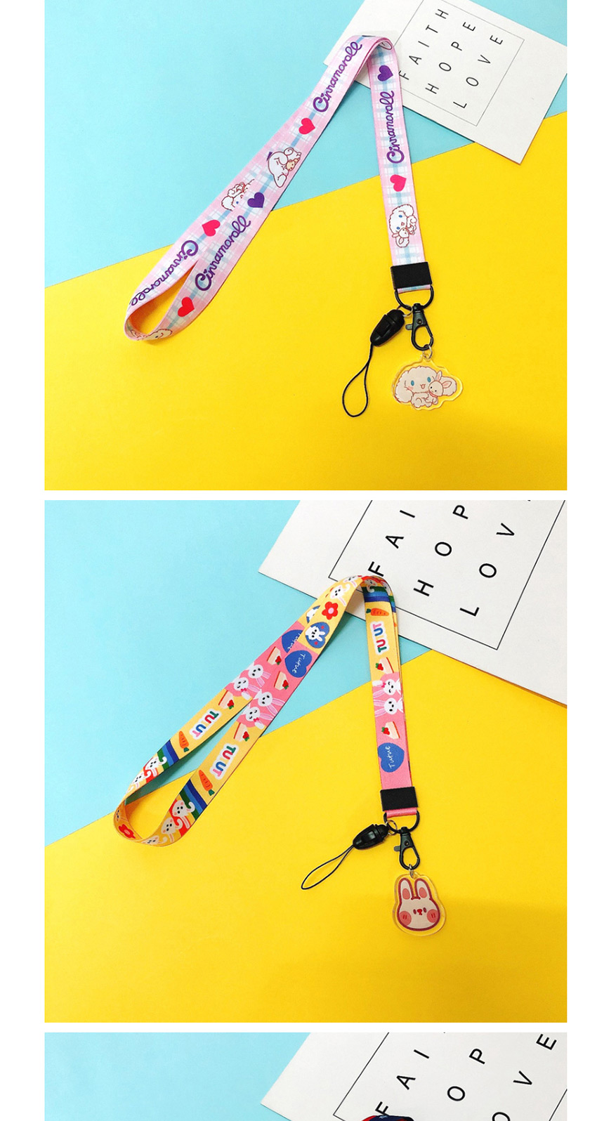 Fashion Yellow Snoopy [long Rope] Removable Key Mobile Phone Lanyard,Phone Chain