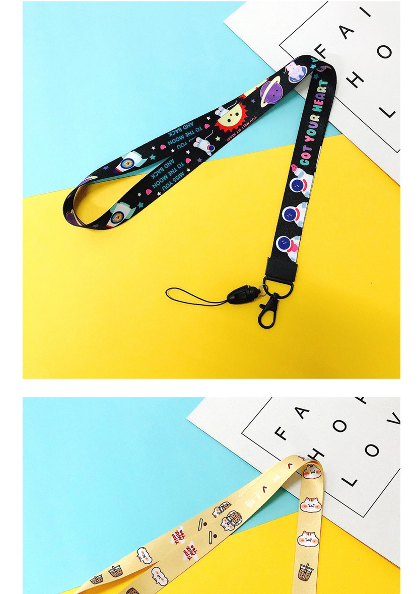 Fashion Astronaut Two In One Cartoon Hanging Neck Mobile Phone Lanyard,Phone Chain