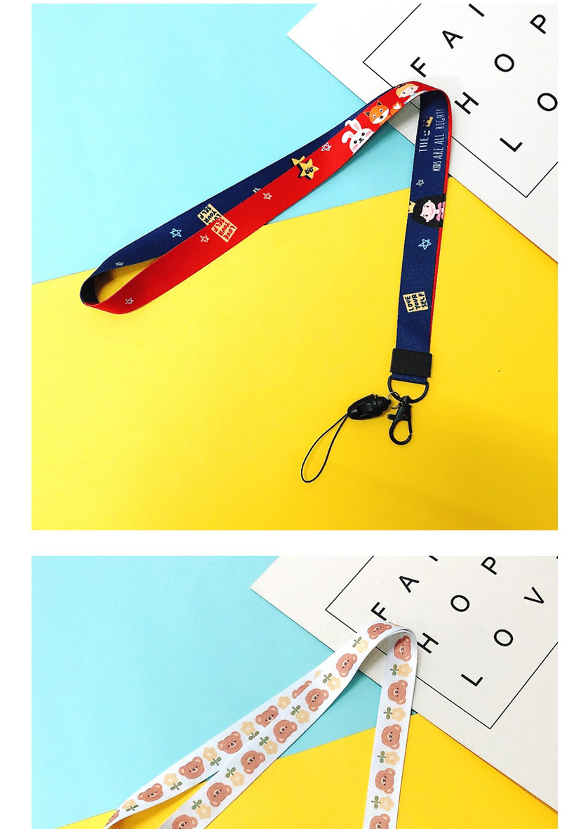 Fashion Daisy Two In One Cartoon Hanging Neck Mobile Phone Lanyard,Phone Chain