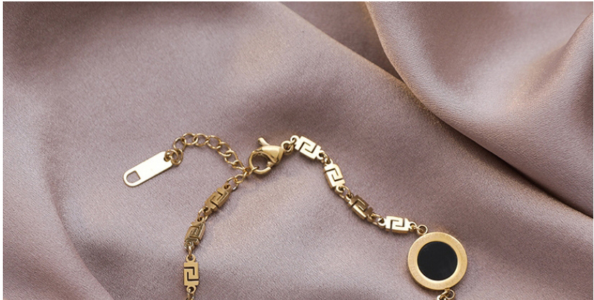 Fashion Golden Titanium Steel Round Bracelet,Fashion Bracelets