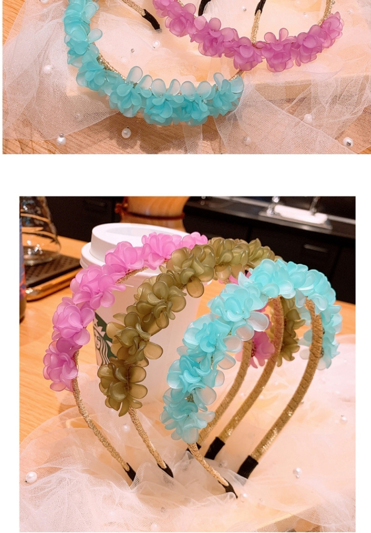 Fashion Inulin Resin Flower Headband,Head Band