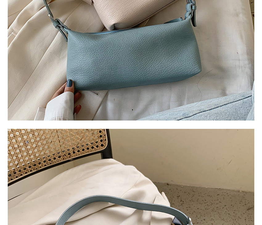 Fashion Green Solid Color Underarm Shoulder Bag,Handbags