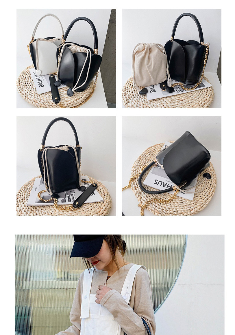 Fashion Black Chain Shoulder Messenger Handbag,Handbags