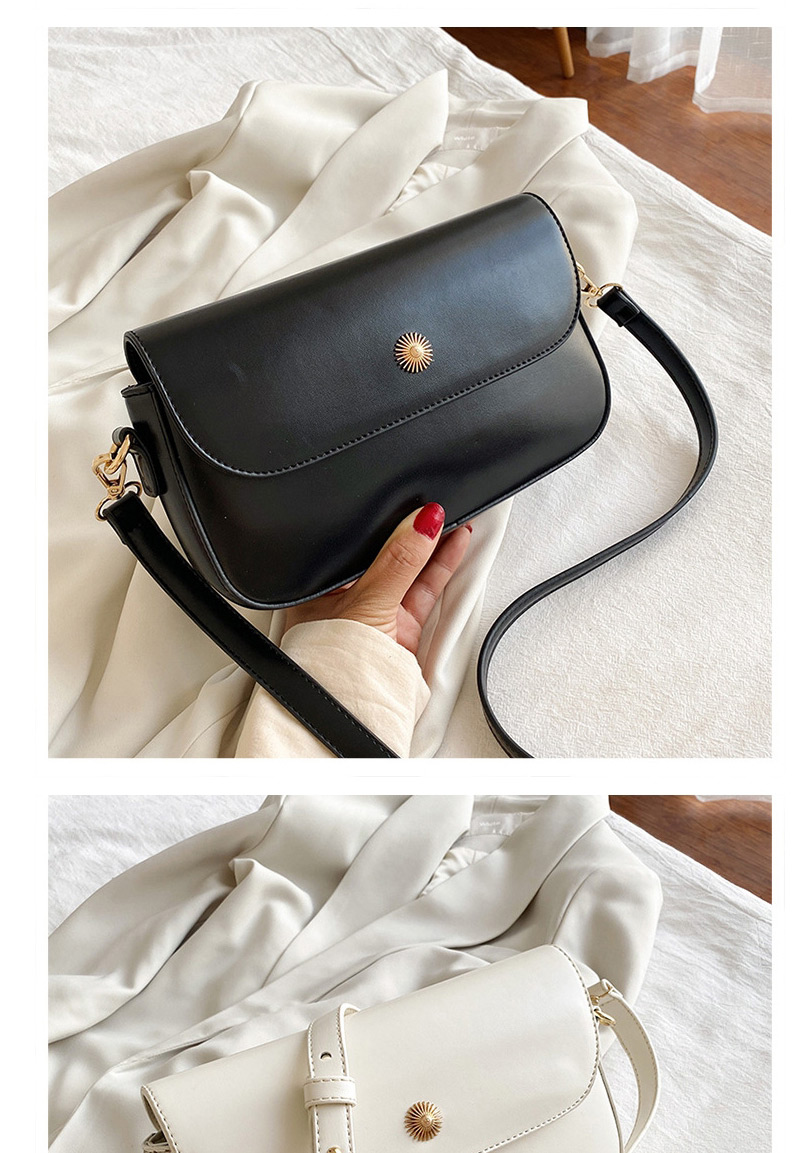 Fashion Black Solid Color Shoulder Portable Crossbody Bag,Shoulder bags