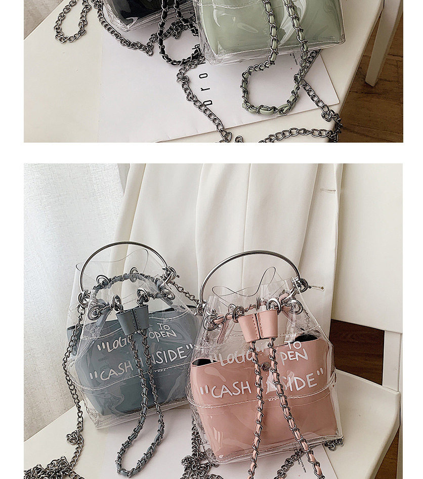 Fashion Serpentine Transparent Printed Chain Crossbody Bag,Shoulder bags
