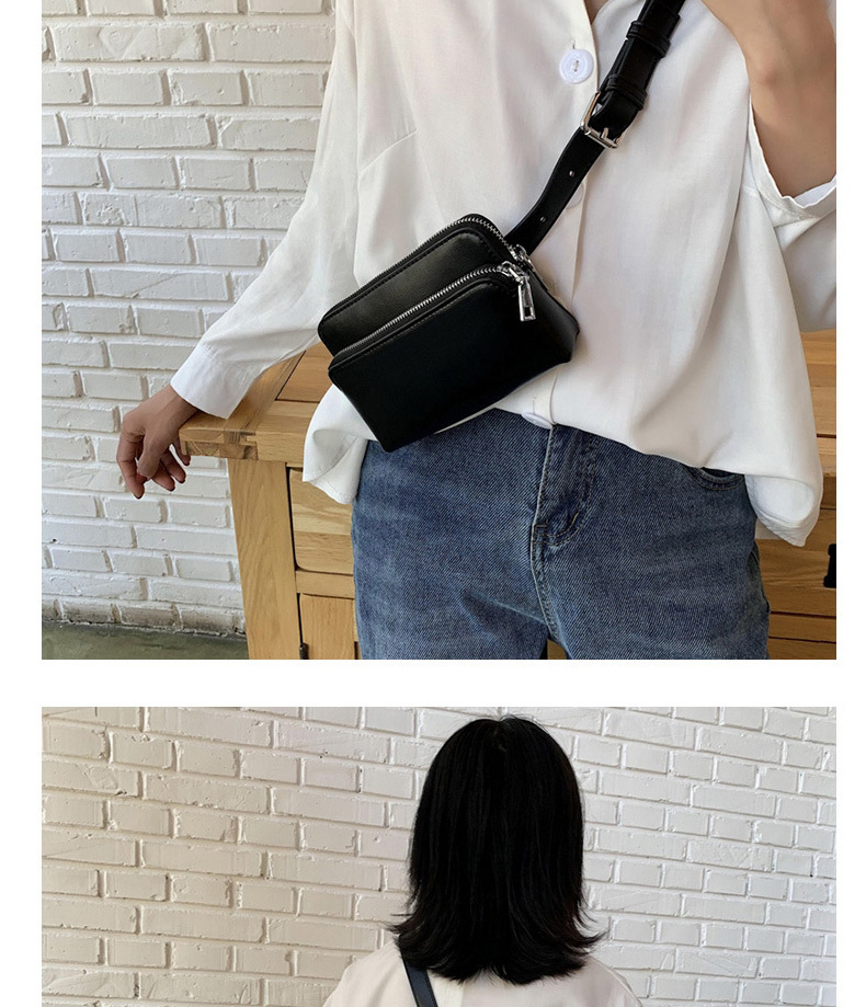 Fashion Black Solid Color Shoulder Crossbody Bag,Shoulder bags