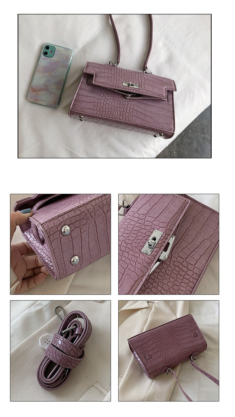 Fashion Purple One Shoulder Crossbody Bag,Shoulder bags