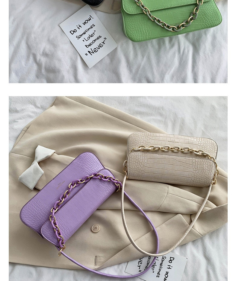 Fashion Purple Stone Shoulder Shoulder Crossbody Bag,Shoulder bags