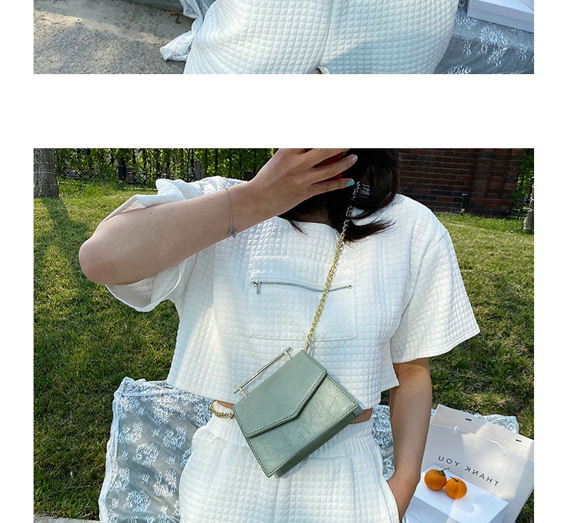 Fashion Green One-shoulder Cross-body Chain Handbag,Handbags