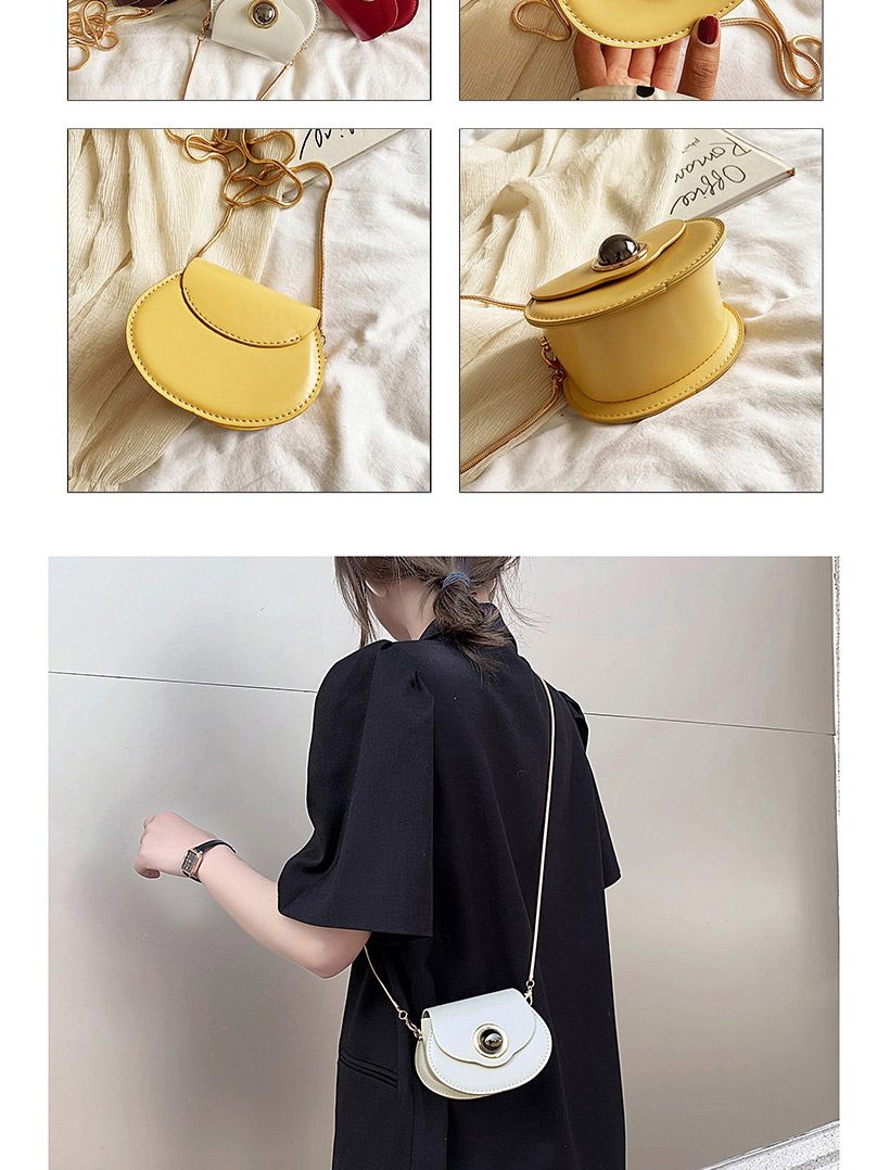 Fashion Black Mini Shoulder Crossbody Chain Saddle Bag,Shoulder bags