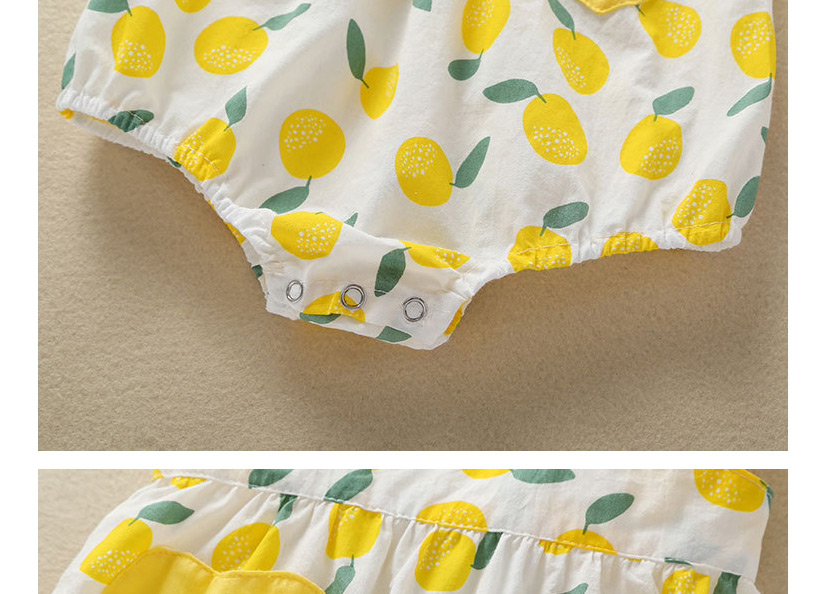 Fashion Yellow Apple Baby Pack Fart Three Months Baby Clothes,Kids Clothing