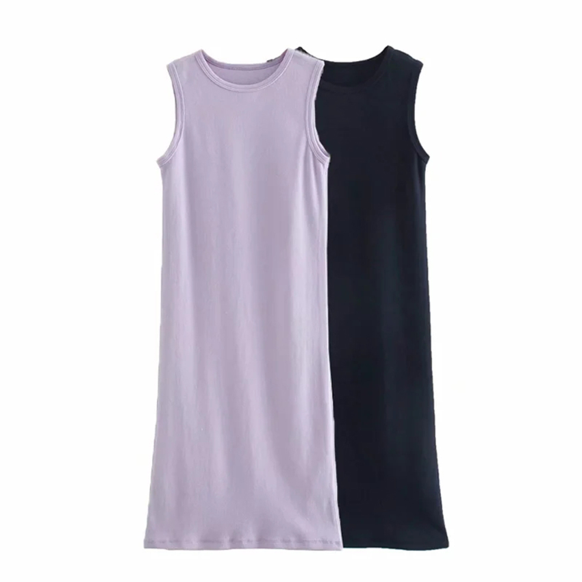 Fashion Black Long Sleeveless T-shirt,Tank Tops & Camis