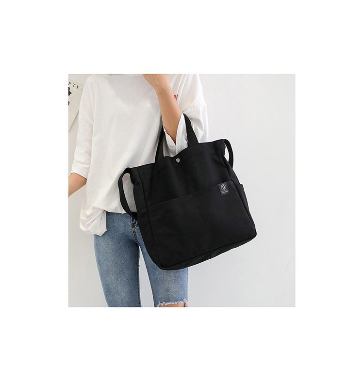 Fashion White Canvas Solid Color Shoulder Messenger Bag,Shoulder bags