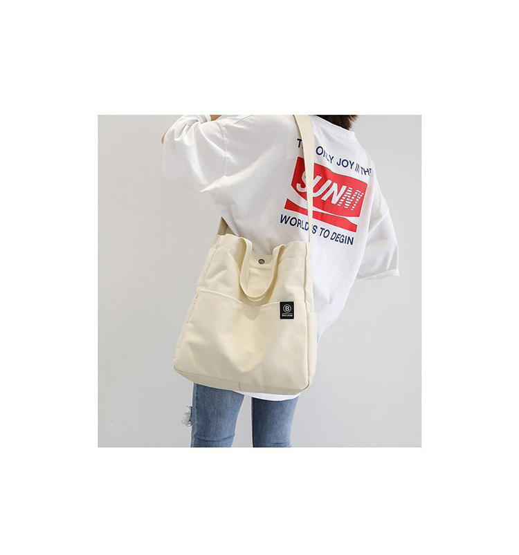 Fashion Yellow Canvas Solid Color Shoulder Messenger Bag,Shoulder bags