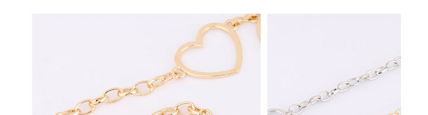 Fashion Golden Love Thin Metal Belt,Waist Chain