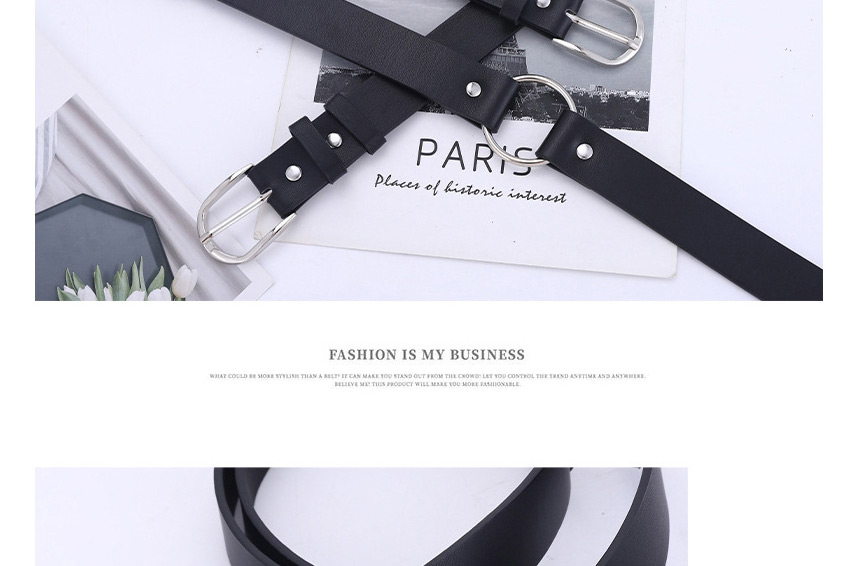 Fashion Black (without Chain) Chain Jeans Belt,Thin belts