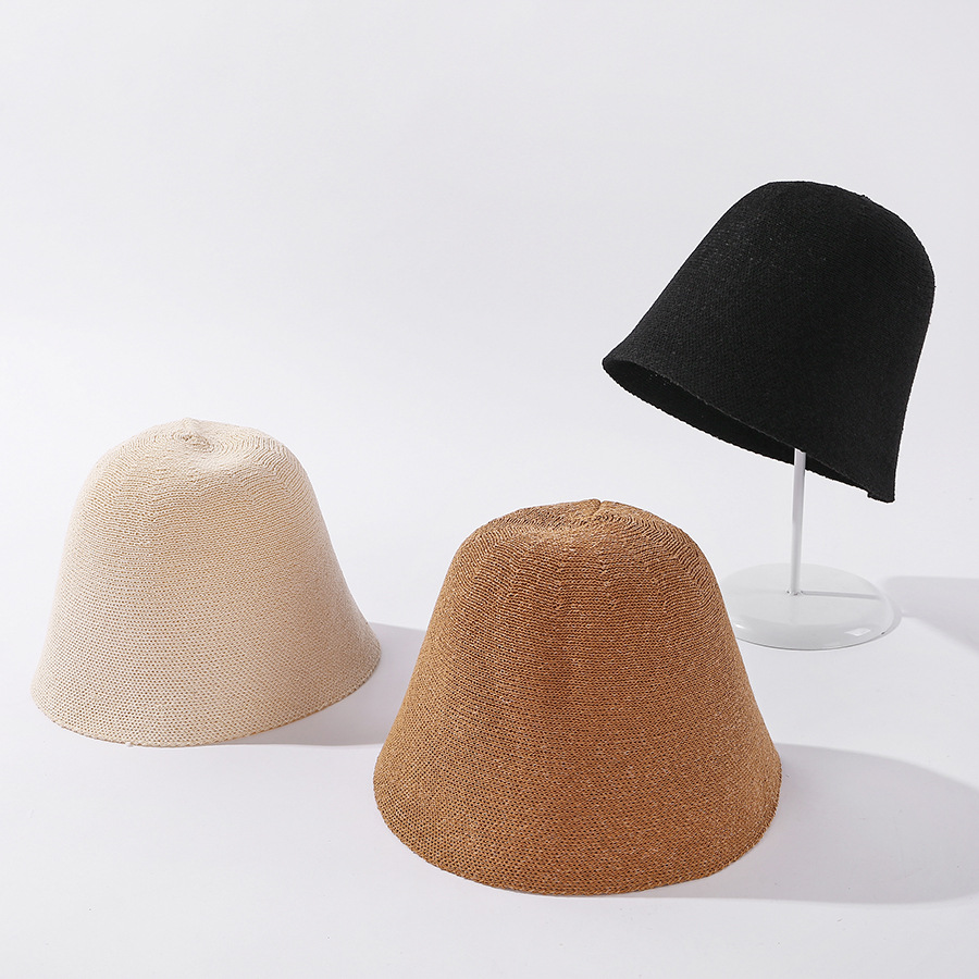 Fashion Beige Straight Tube Light Board Breathable Folding Fisherman Hat,Sun Hats