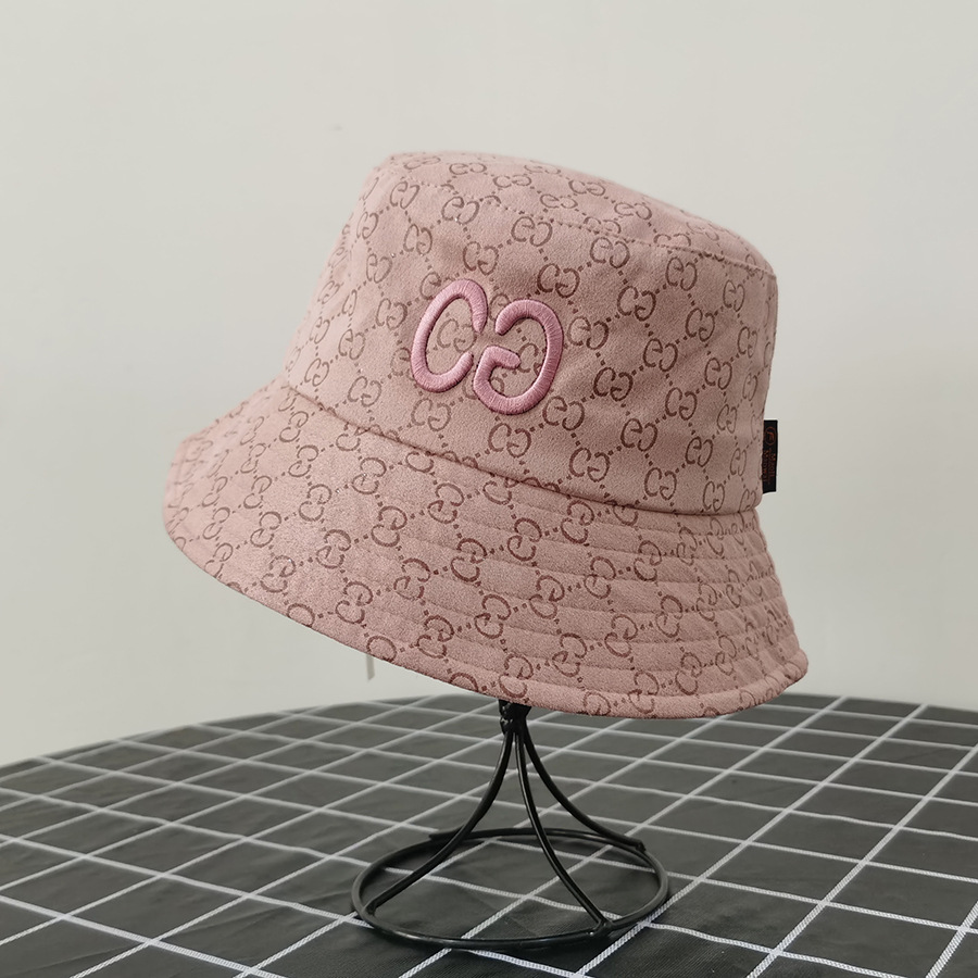 Fashion Pink Letter Embroidered Printed Sunshade Fisherman Hat,Sun Hats
