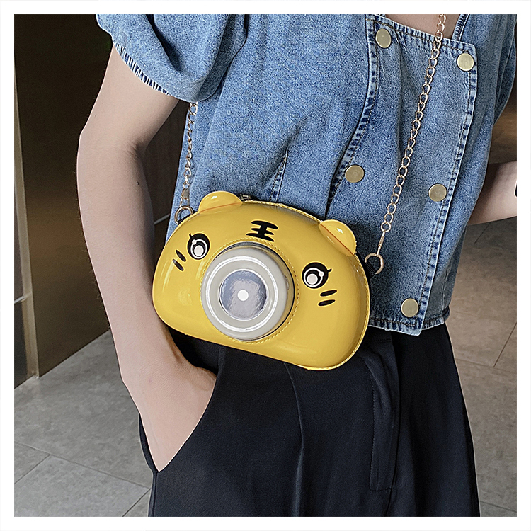 Fashion Yellow Small Bubble Camera Chain Shoulder Bag,Shoulder bags