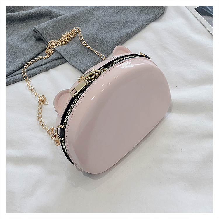 Fashion Pink Small Bubble Camera Chain Shoulder Bag,Shoulder bags