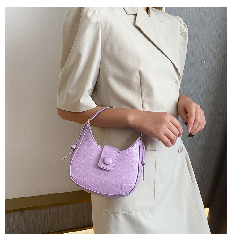 Fashion Purple Stone Shoulder Bag,Shoulder bags
